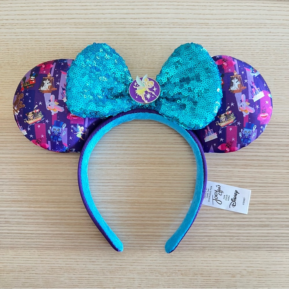 Disney Parks Joey Chou Magic Kingdom Castle Tinker Bell Headband Mickey ears